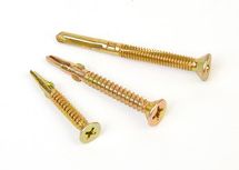 SCREW SDM CSK WING RIBBED ZINC 10-16 X 50 